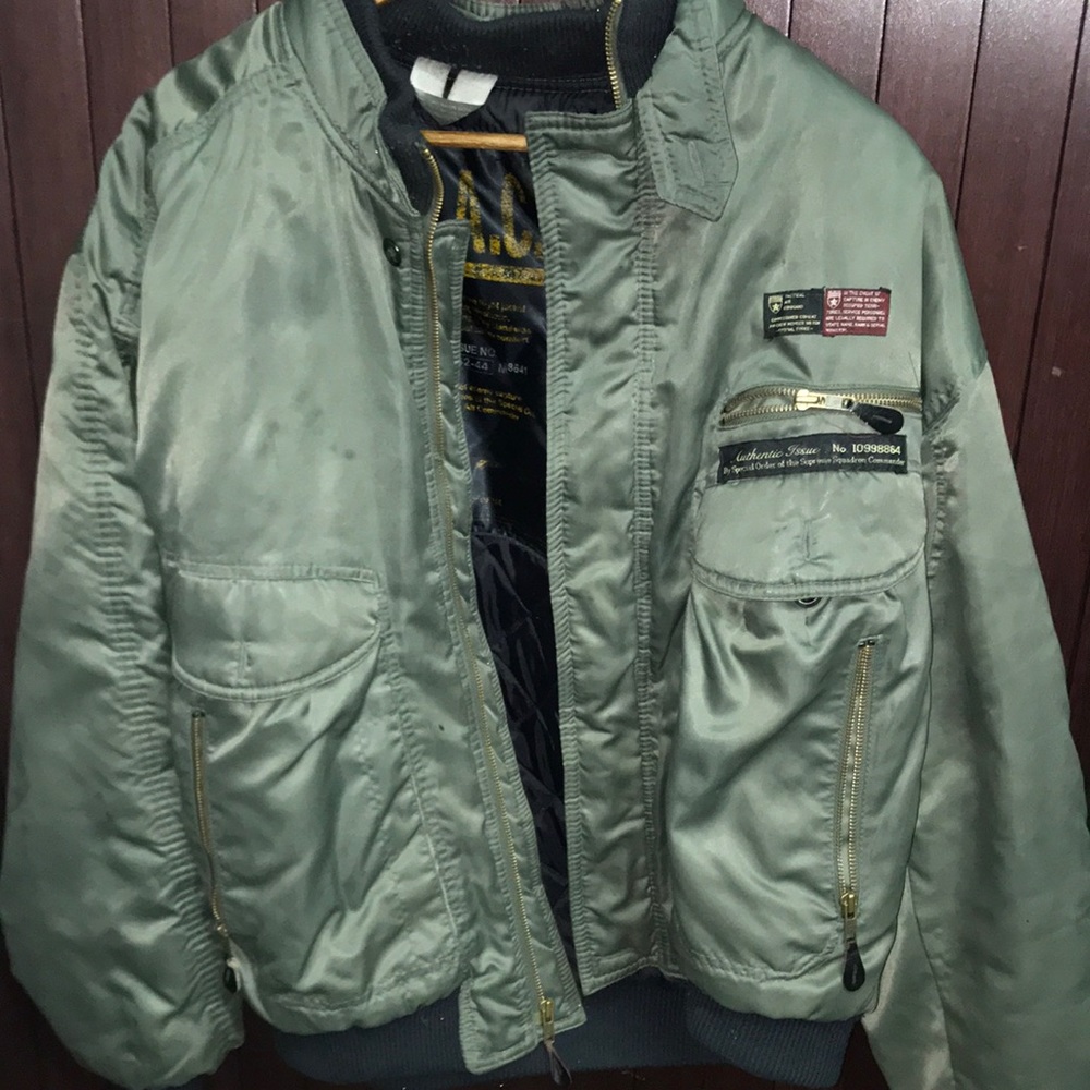 Official air force Olive Bomber coat